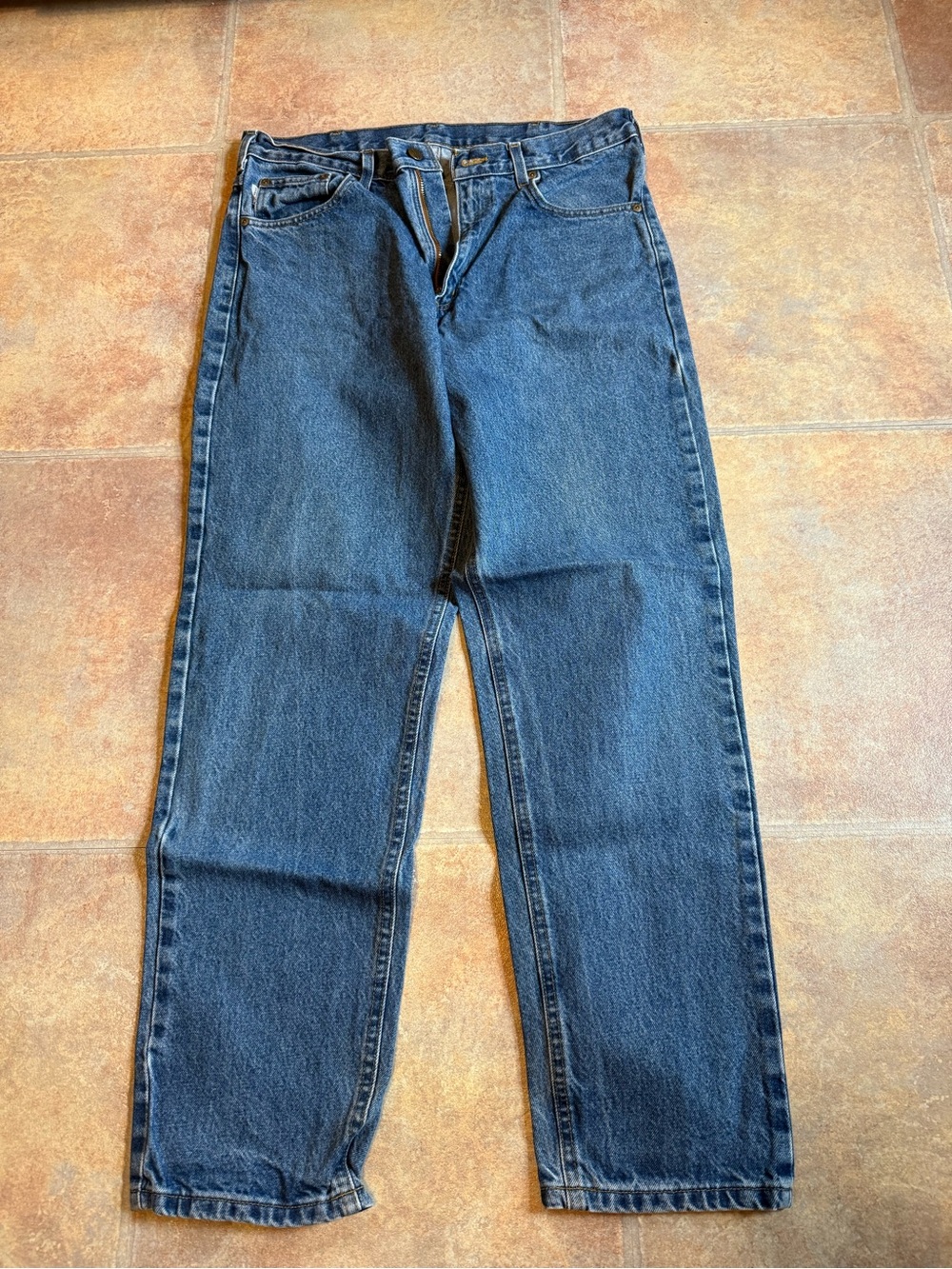 Carhartt Men's Relaxed Fit Blue Denim Jeans